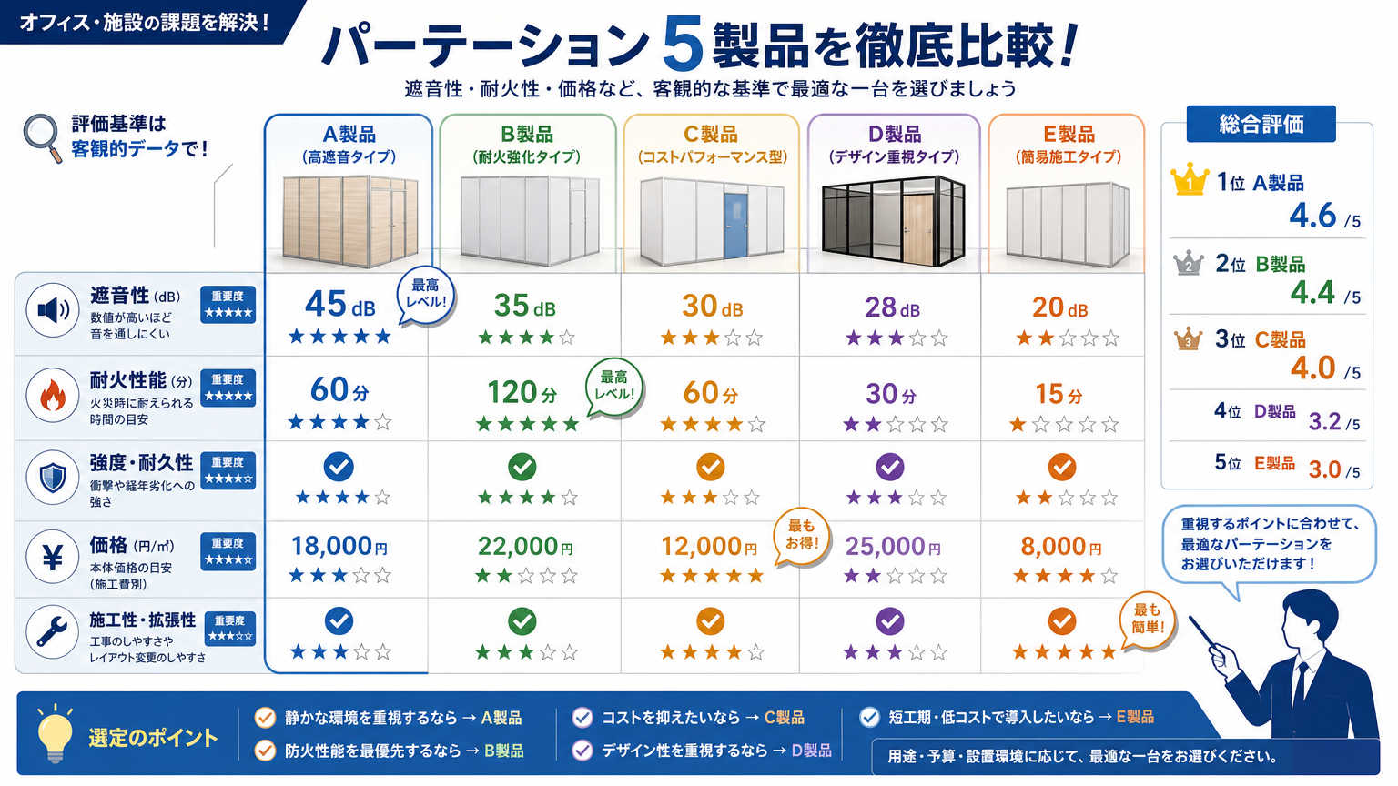 製品比較のコツとは